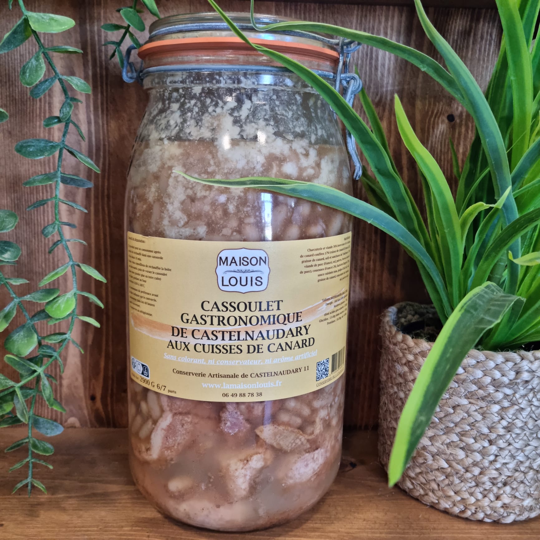 Cassoulet de Castelnaudary au canard et saucisses de Toulouse - 2900G