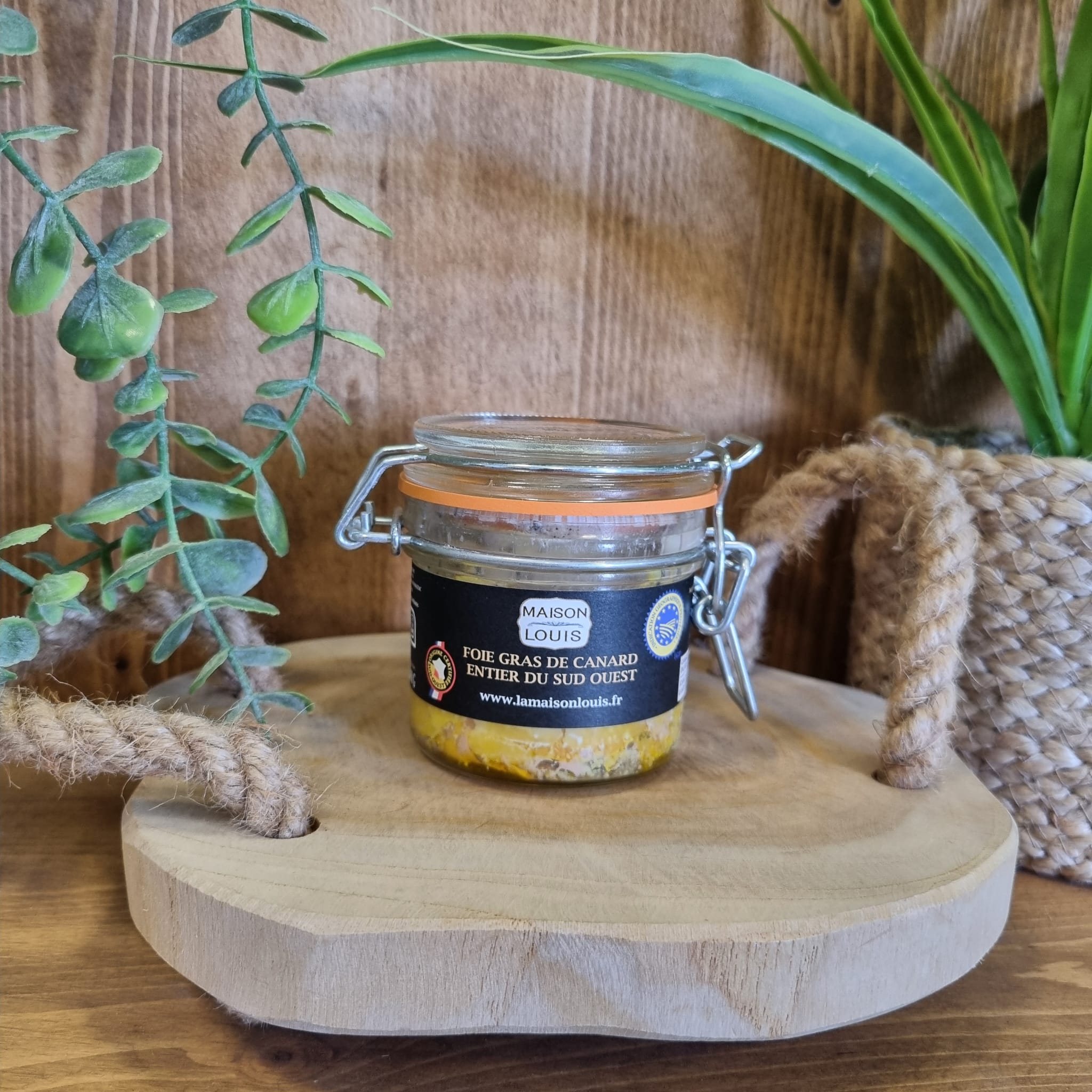 Foie Gras de canard entier en conserve - 90G
