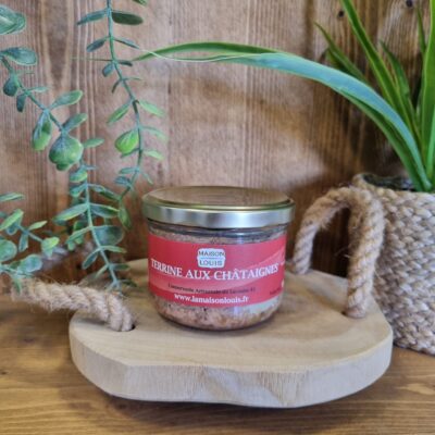 Terrine de campagne aux châtaignes - 180G