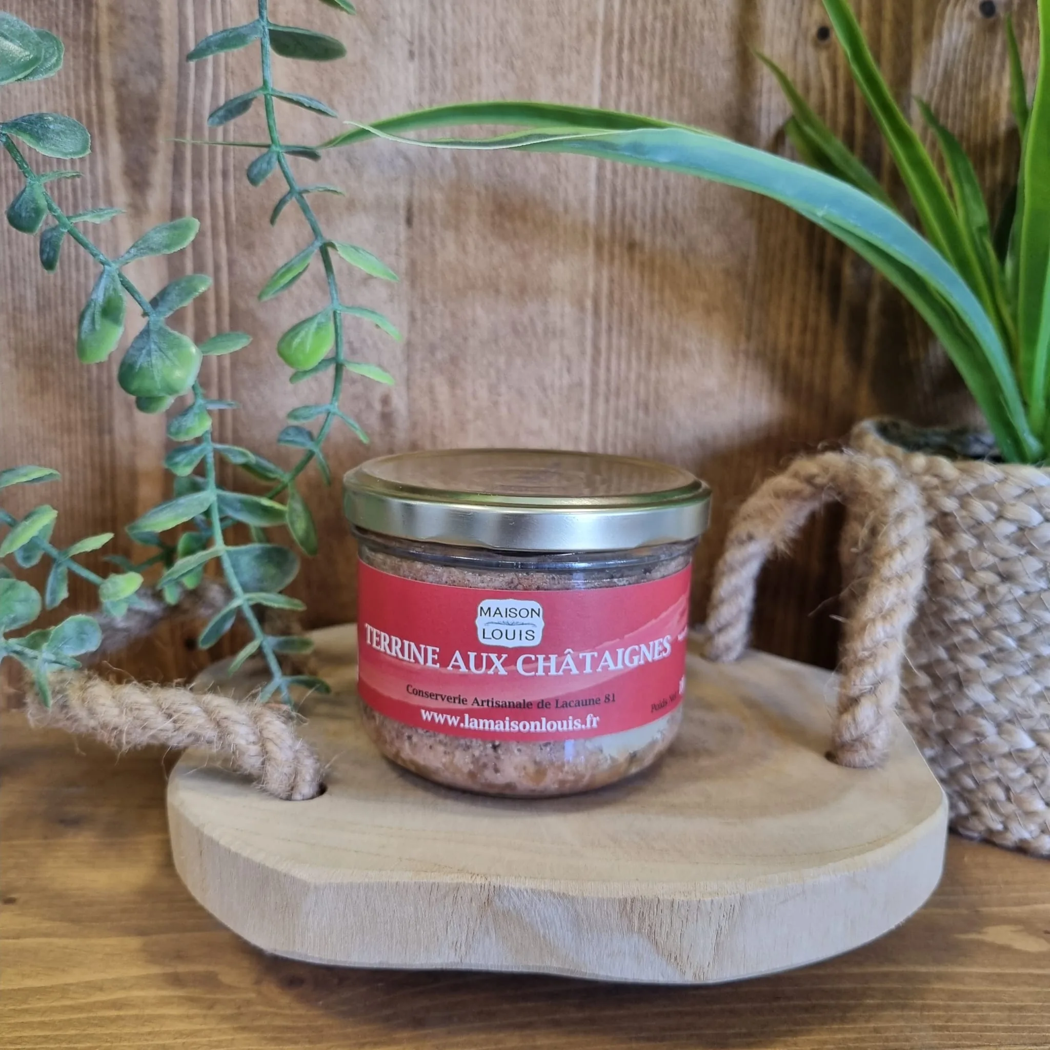 Terrine de campagne aux châtaignes - 180G