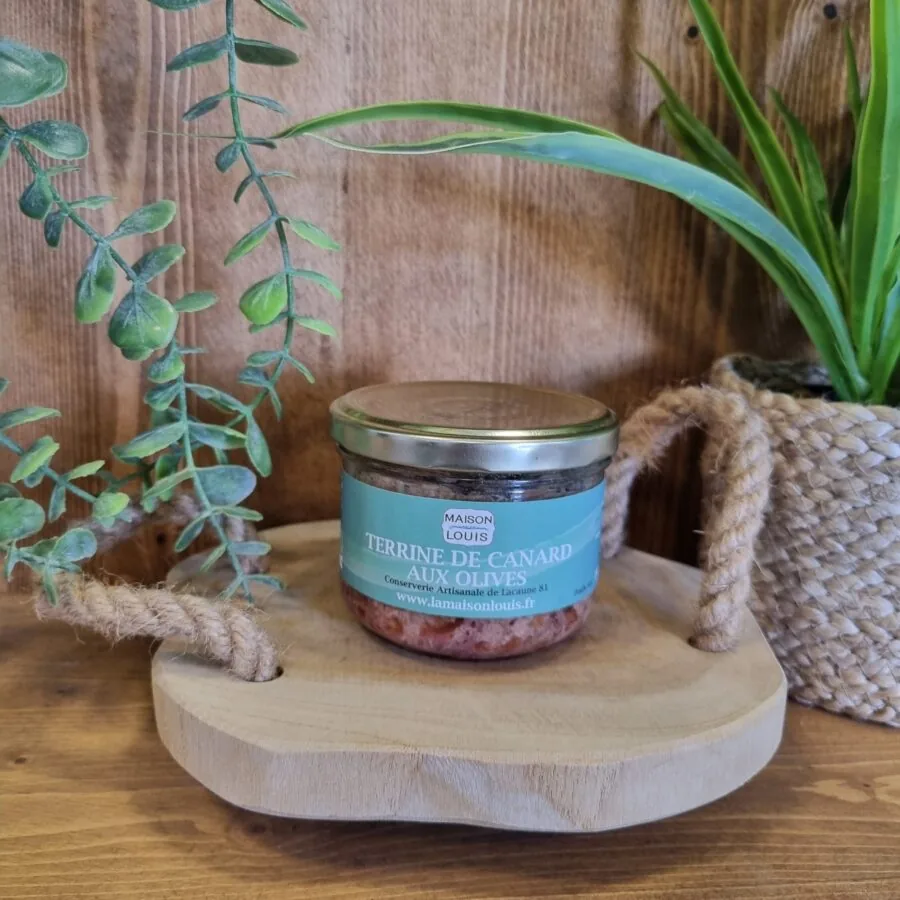 Terrine de canard aux olives - 180G