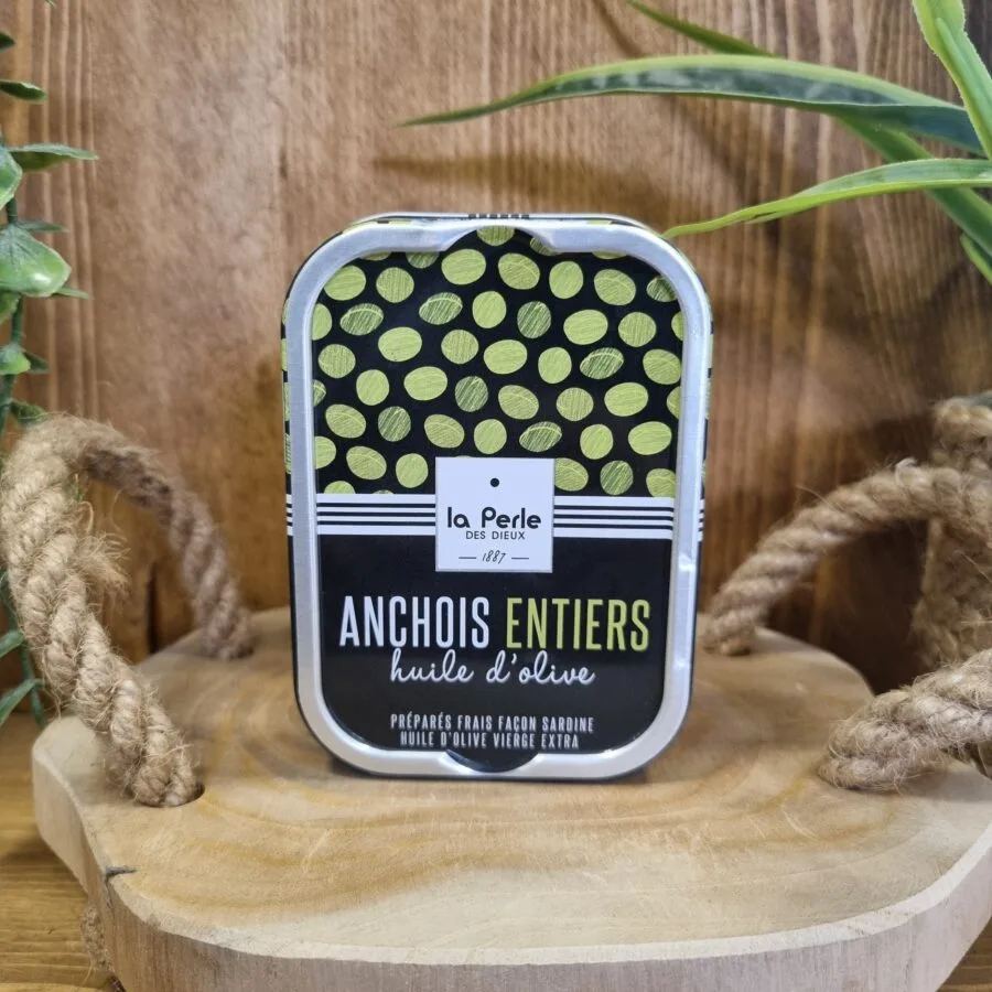 Anchois entiers "huile d'olive"