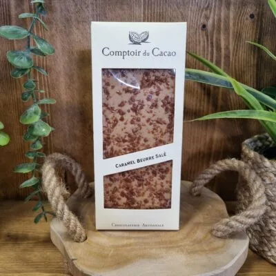 Tablette chocolat blond caramel beurre salé