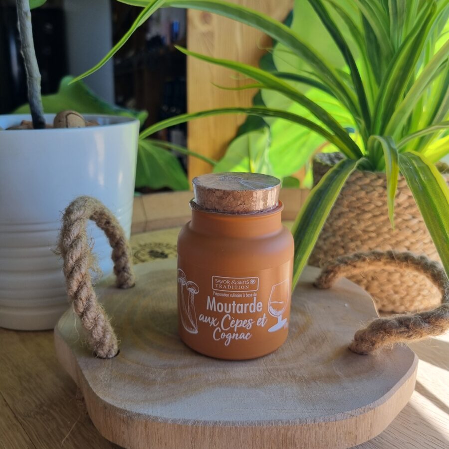 Moutarde aux "cèpes & cognac"