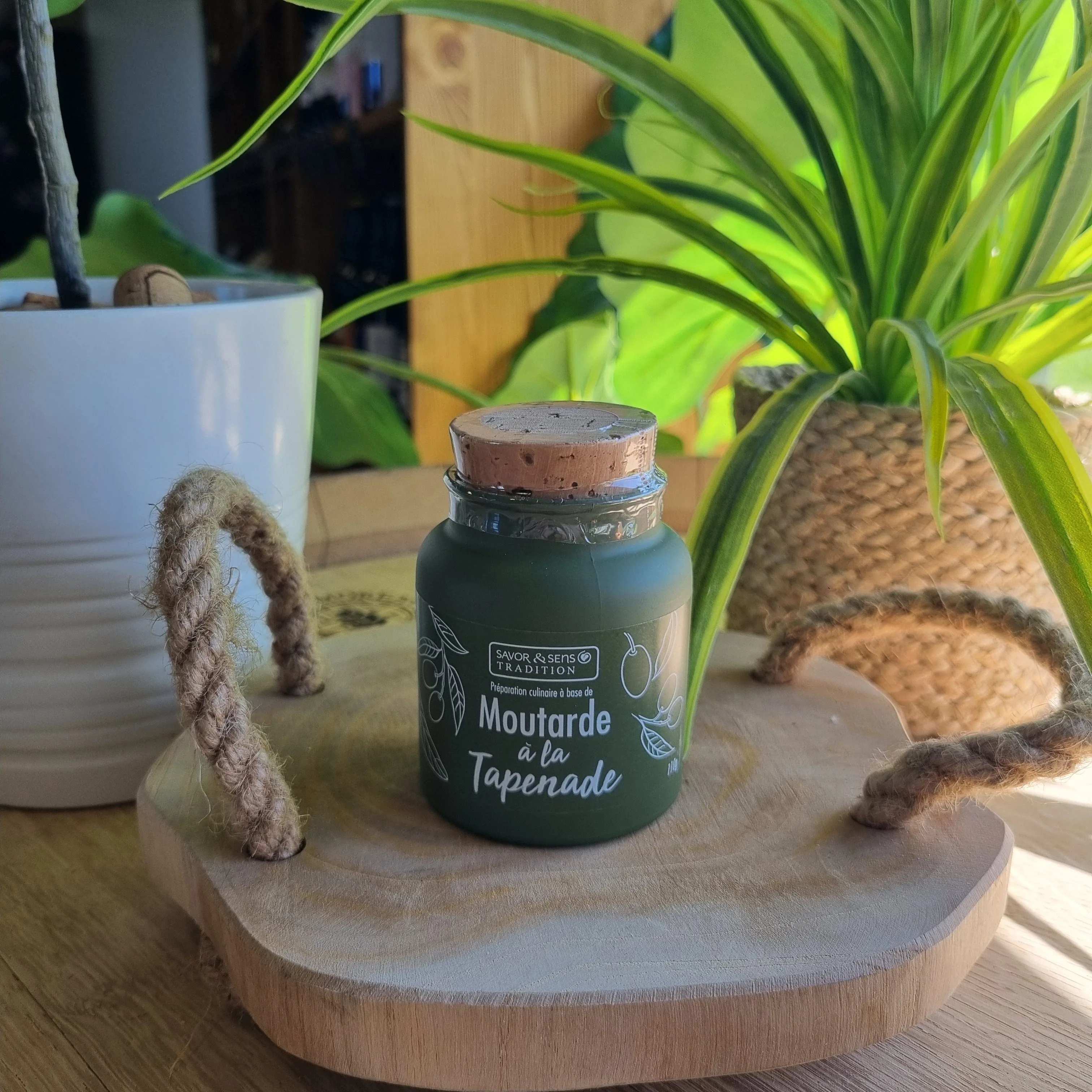 Mustard "with tapenade"