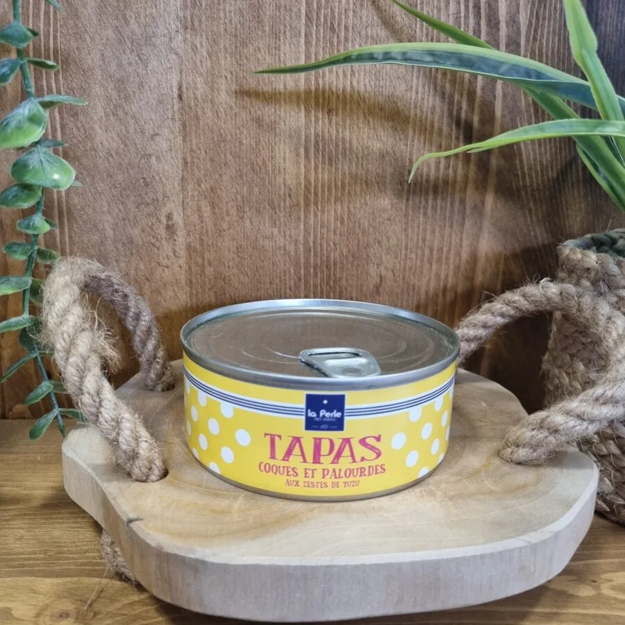 Tapas "de almejas y chirlas con zestes de yuzu"