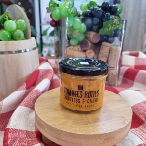 tartinable aux légumes tomate rôtis carottes céleri