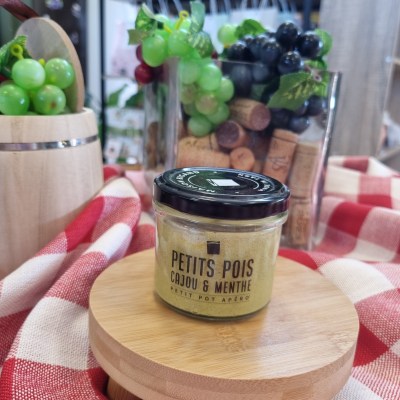 tartinable aux légumes petit poids cajou et menthe