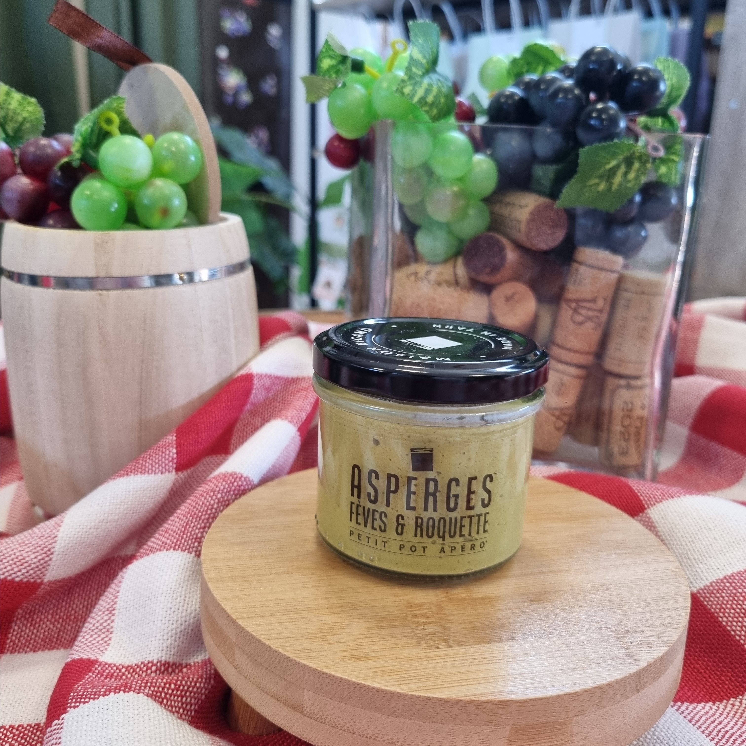tartinables aux légumes asperges fèves roquette Maison Bigand