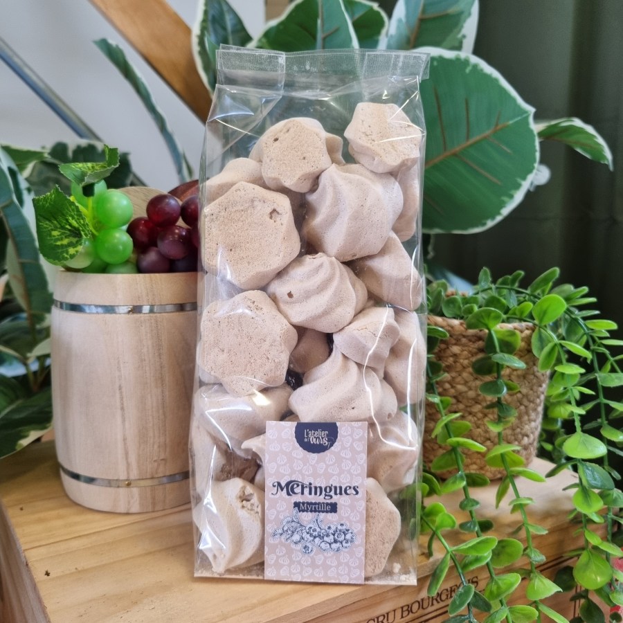Meringues Myrtille